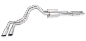 Ford F-250 Performance Exhaust - Stainless Works - Catback Redline 304SS w/ 4in Polished Tips - `20-`21